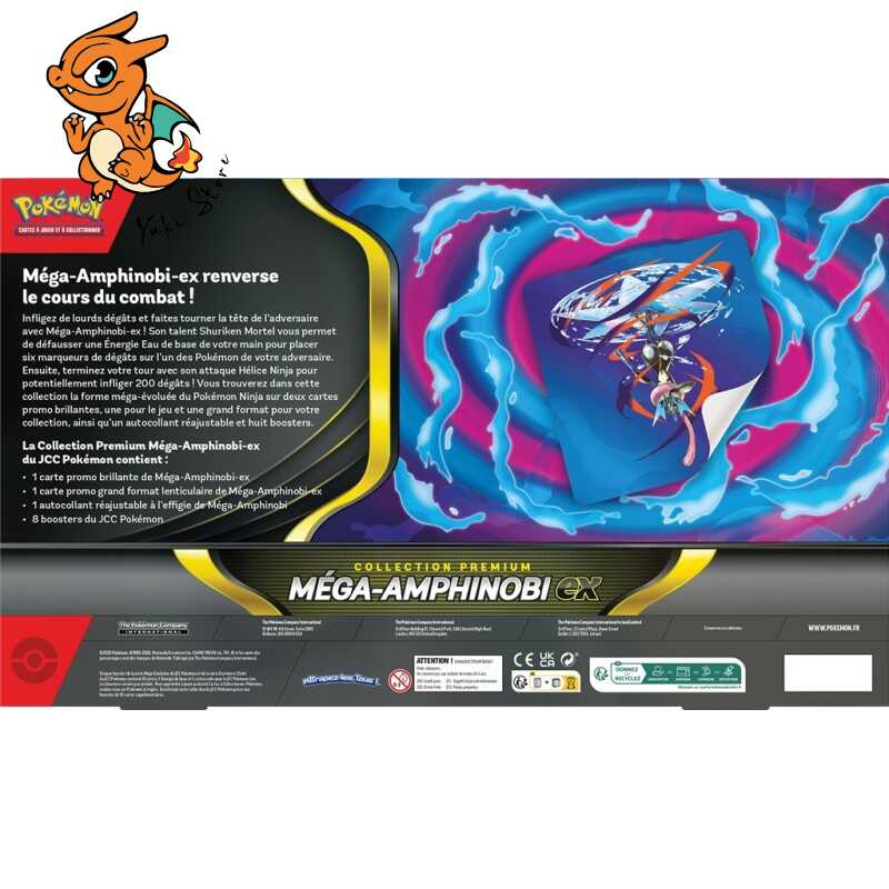 Pokémon : Coffret Collection Premium Méga‑Amphinobi‑ex