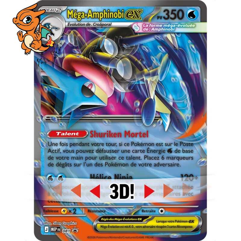 Pokémon : Coffret Collection Premium Méga‑Amphinobi‑ex