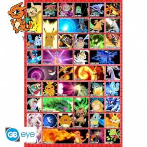 POKEMON - Poster Maxi 91,5x61 - Vignettes