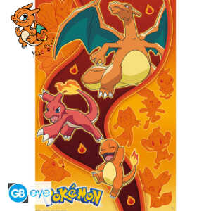 POKEMON - Poster Maxi 91,5x61 - Type Feu