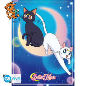 SAILOR MOON - Poster Chibi 52x38 - Luna & Artemis