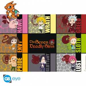 THE SEVEN DEADLY SINS : S3 - Poster Maxi 91,5x61 - Chibi Sins
