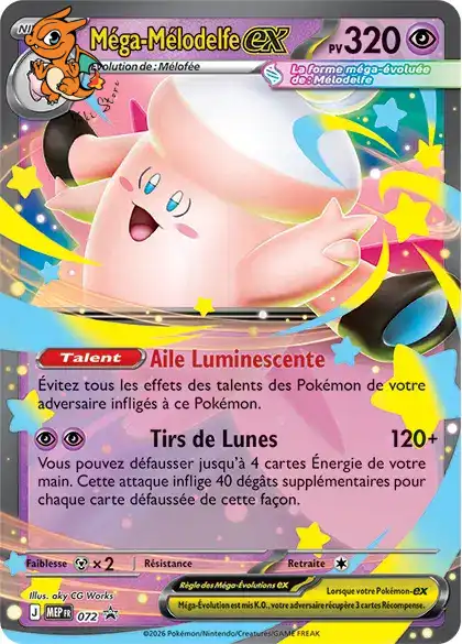 Mega Mélodelfe ex - Promos Méga-Évolution - 072