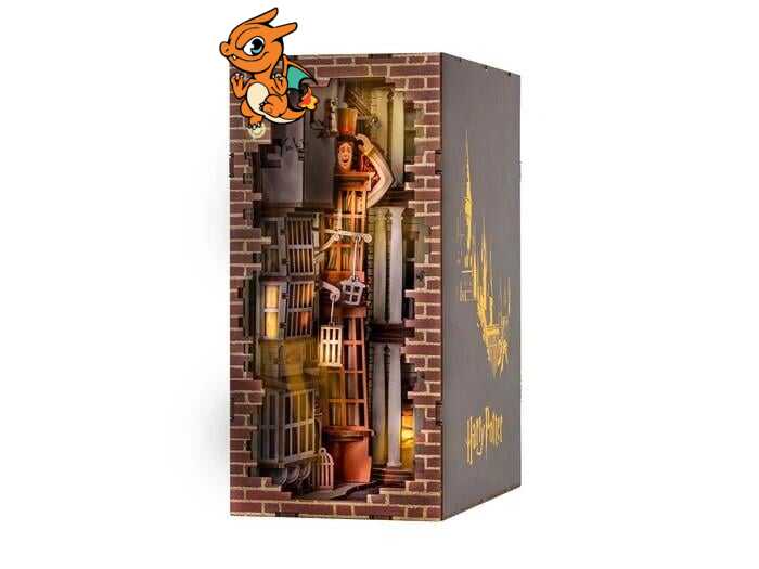 HARRY POTTER -BOOK NOOK KIT -Chemin de Traverse - 202pc +Eclairage LED – Image 2