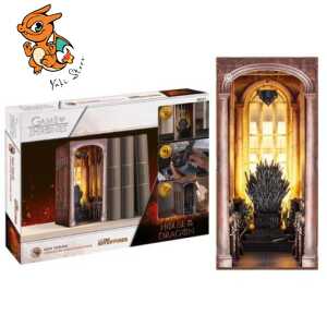 GAME OF THRONES - BOOK NOOK KIT - Thrône de Fer - 91pc + Eclairage LED