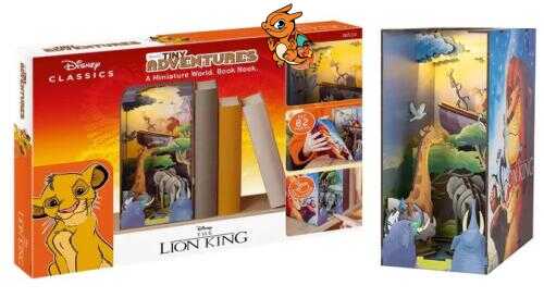 DISNEY - BOOK NOOK KIT - Le Roi Lion - 82pc + Eclairage LED