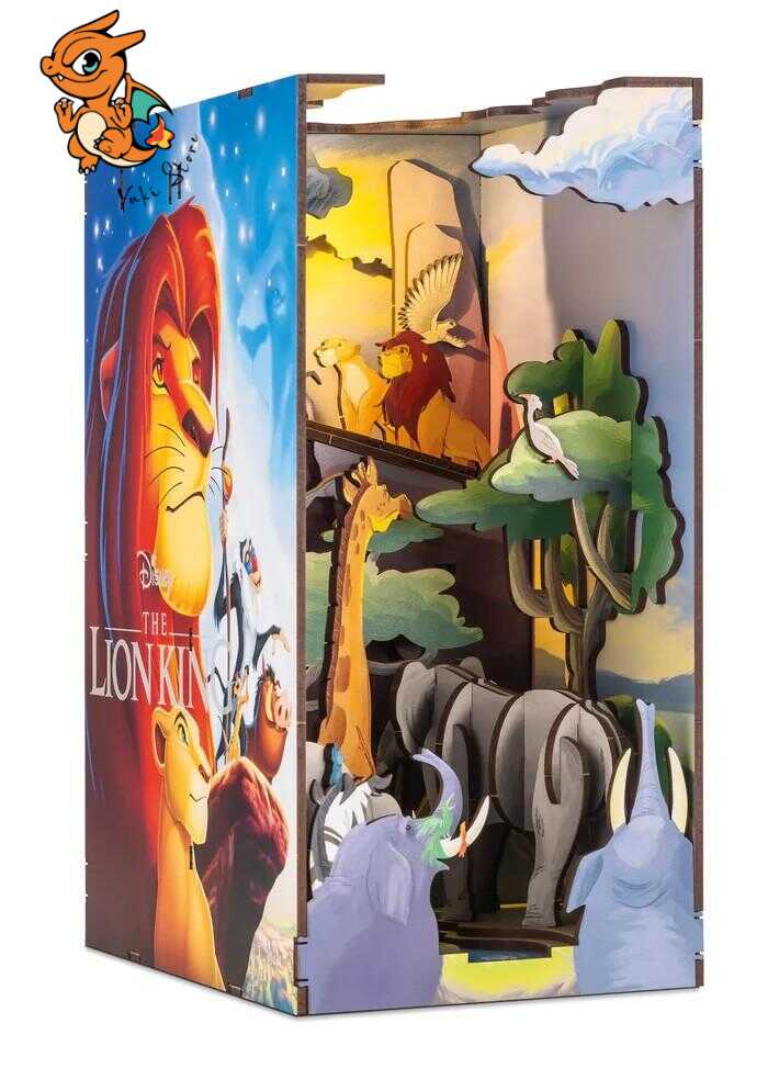 DISNEY - BOOK NOOK KIT - Le Roi Lion - 82pc + Eclairage LED – Image 2