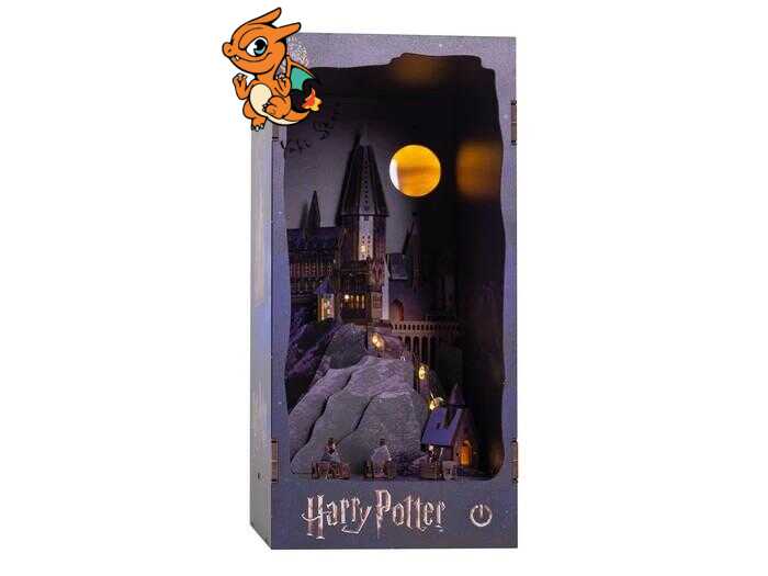 HARRY POTTER -BOOK NOOK KIT - Chateau Poudlard - 171pc + Eclairage LED – Image 2