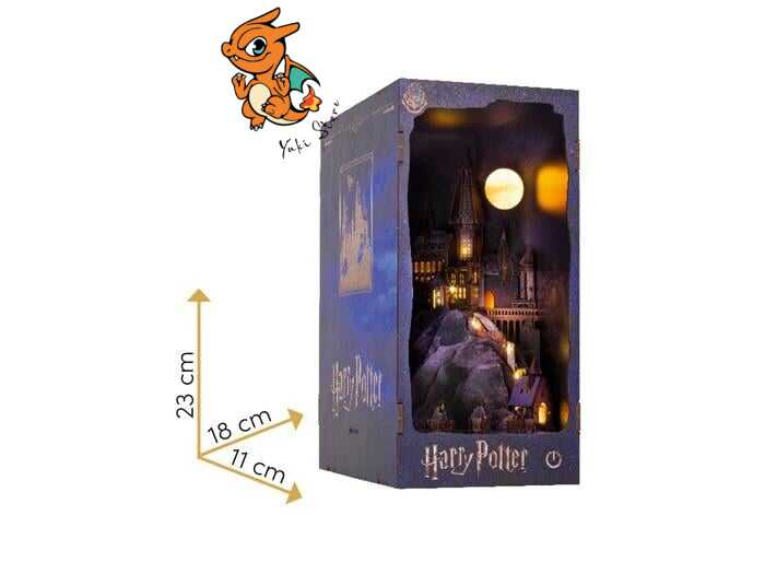 HARRY POTTER -BOOK NOOK KIT - Chateau Poudlard - 171pc + Eclairage LED – Image 5