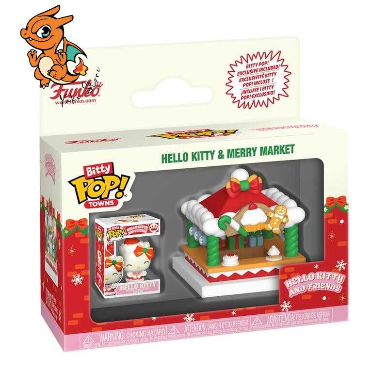 HELLO KITTY HOLIDAY - Bitty Pop Town - Marché de Noel & Hello Kitty – Image 2