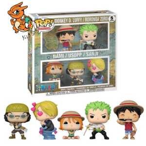 ONE PIECE - POP Animation - Pirates au chapeau de paille 5PK