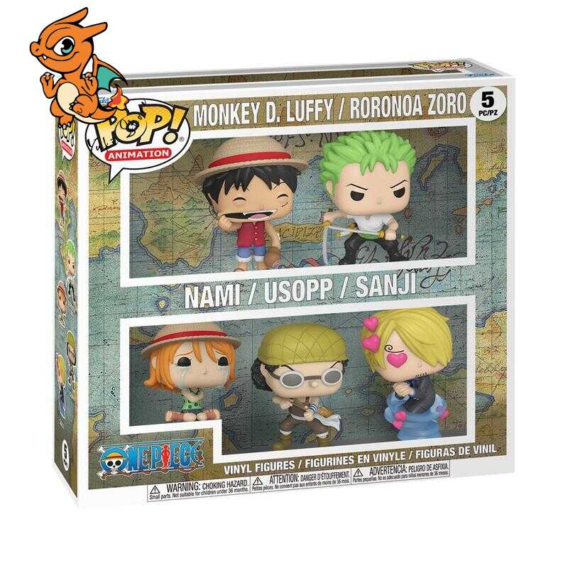 ONE PIECE - POP Animation - Pirates au chapeau de paille 5PK – Image 2