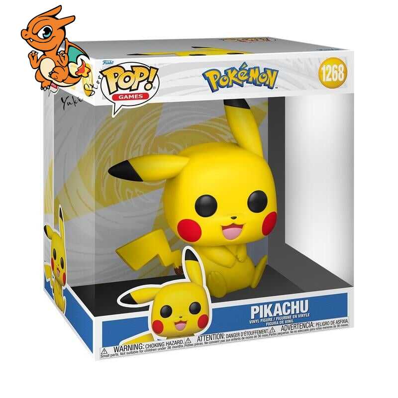 POKEMON - POP JUMBO N° 1268 - Pikachu (Assis) – Image 2