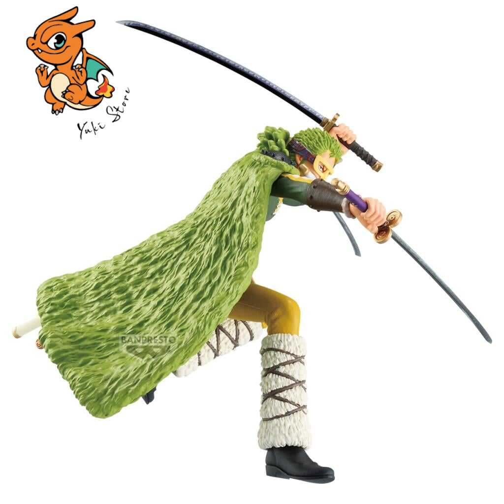 ONE PIECE - Roronoa Zoro - Figurine Cross Posing 18cm – Image 3
