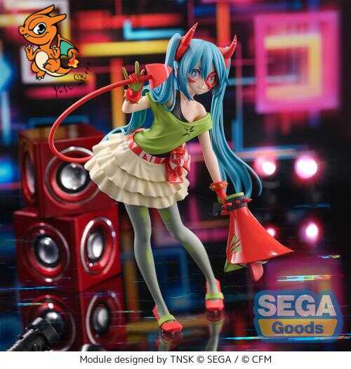 HATSUNE MIKU PROJECT DIVA - DE:Monstar T.R. - Figurine Figurizma 22cm