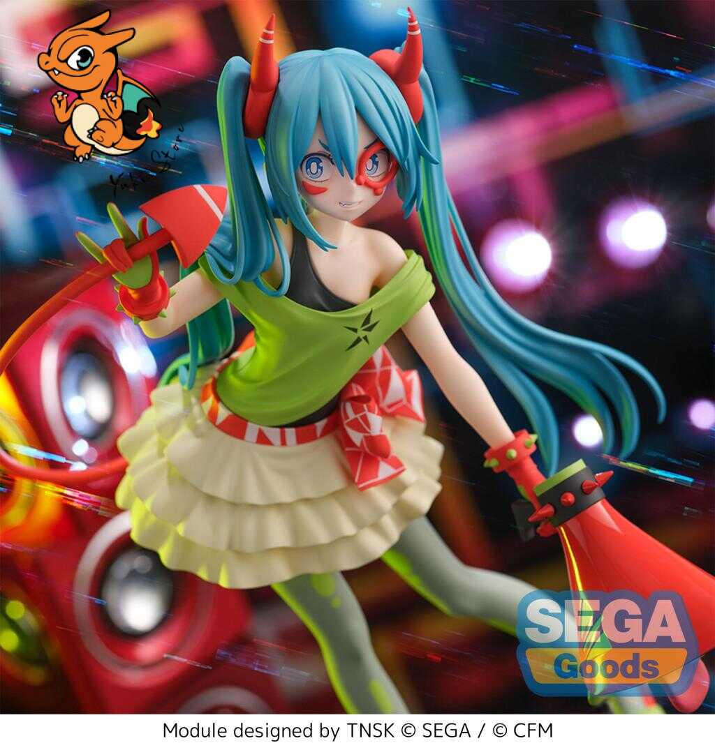 HATSUNE MIKU PROJECT DIVA - DE:Monstar T.R. - Figurine Figurizma 22cm – Image 4