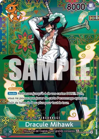Dracule Mihawk - Les Sept de la Mer d'Azur - OP12-030/158