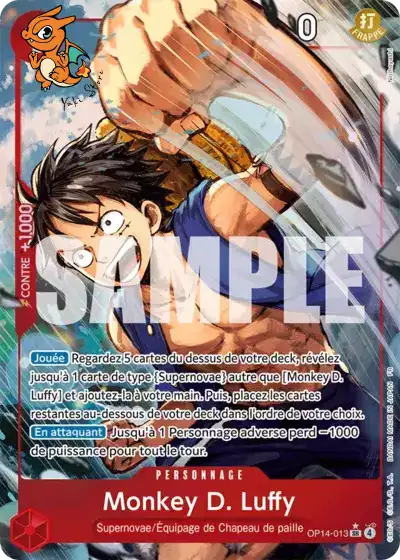 Monkey D. Luffy - Les Sept de la Mer d'Azur - 013/158