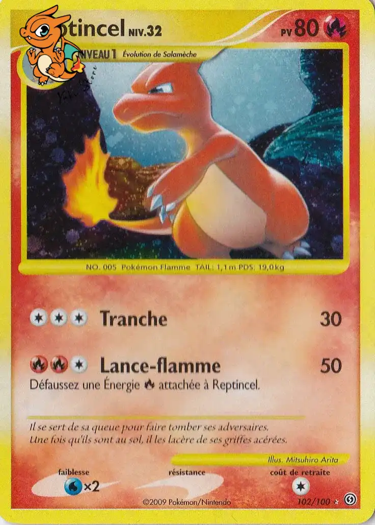 Reptincel Lv.32 - Tempête - 102/100