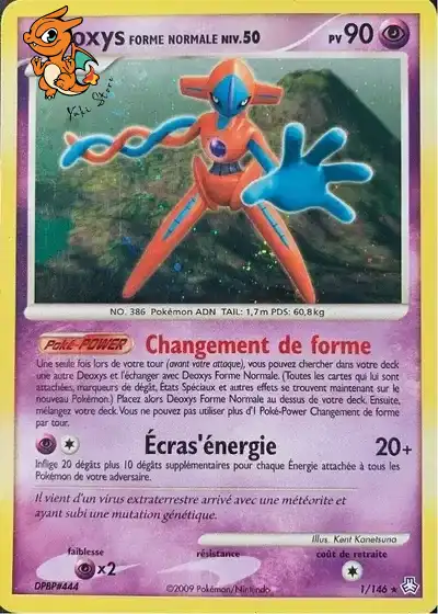 Deoxys Forme Normale Lv.50 - Eveil des Légendes - 001/146