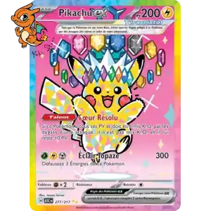 Pikachu ex - Héros Transcendants - 277/217