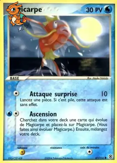 Magicarpe - Rouge Feu & Vert Feuille - 067/112