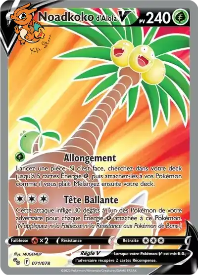 Noadkoko de Alola V - Pokémon GO - 071/071