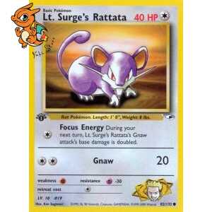 Rattata du Major Bob - Gym Heroes - 082/132