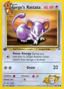 Rattata du Major Bob - Gym Heroes - 082/132