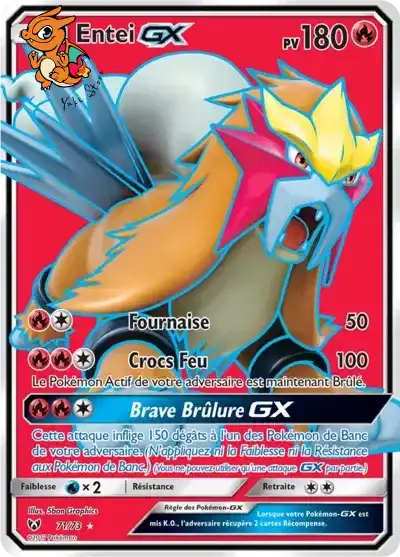 Entei GX - Légendes Brillantes - 071/073