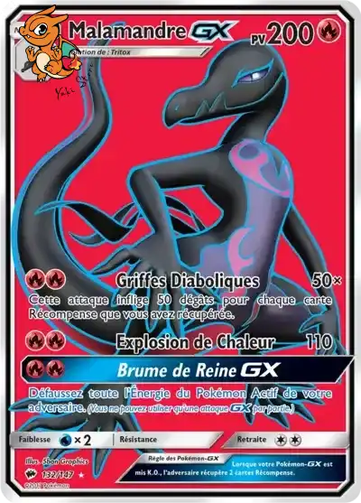 Malamandre GX - Ombres Ardentes - 132/147