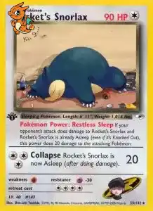 Ronflex de la Team Rocket - Gym Heroes - 033/132