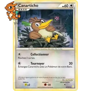 Canarticho - HeartGold & SoulSilver - 019/123