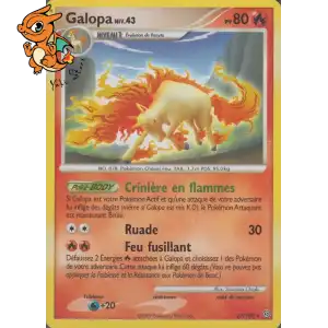 Galopa Lv.43 - Tempête - 022/100