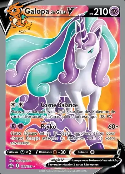 Galarian Rapidash V - Règne de Glace - 167/198