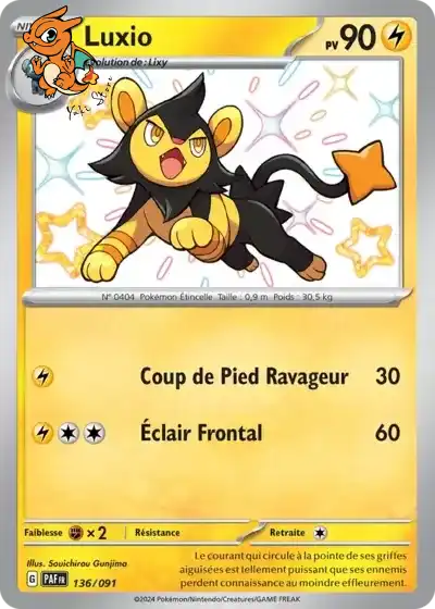 Luxio - Destinées de Paldea - 136/091