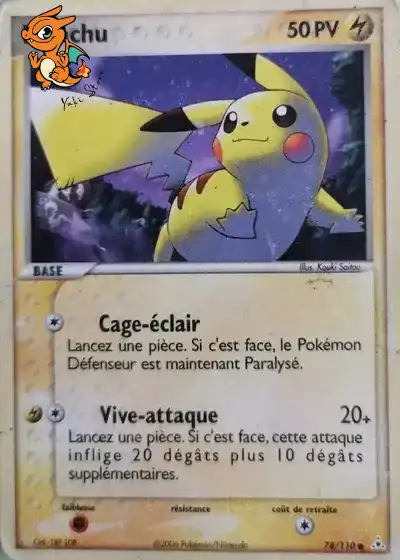 Pikachu - Fantômes Holon - 078/110