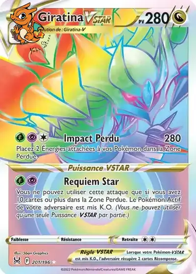 Giratina VSTAR - Origine Perdue - 201/196