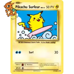 Pikachu surfeur - XY Évolutions - 111/108