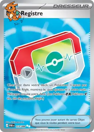 Poké Registre - Équilibre Parfait - 113/088