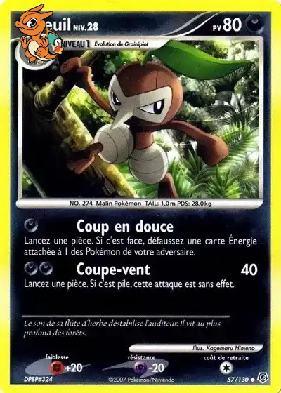 Pifeuil Lv.28 - Diamant & Perle - 057/130