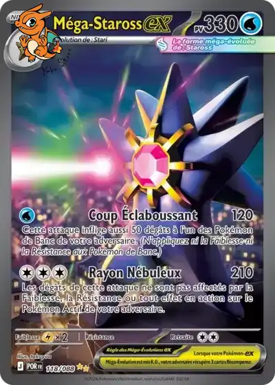 Mega Staross ex - Équilibre Parfait - 118/088
