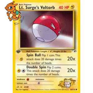 Voltorbe du Major Bob - Gym Heroes - 084/132
