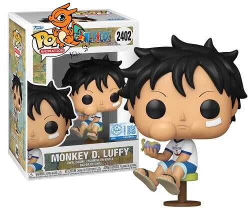 ONE PIECE - POP Animation N° 2402 - Luffy enfant mangeant fruit demon
