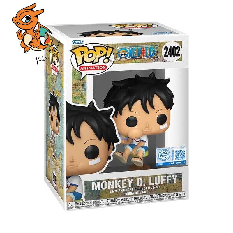 ONE PIECE - POP Animation N° 2402 - Luffy enfant mangeant fruit demon – Image 2