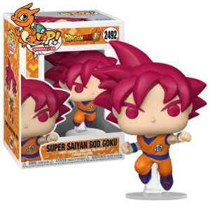 DRAGON BALL SUPER - POP Animation N° 2492 - Super Saiyan God Goku