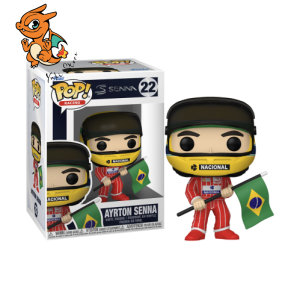 RACING - POP N° 22 - Ayrton Senna With Brazilian Flag