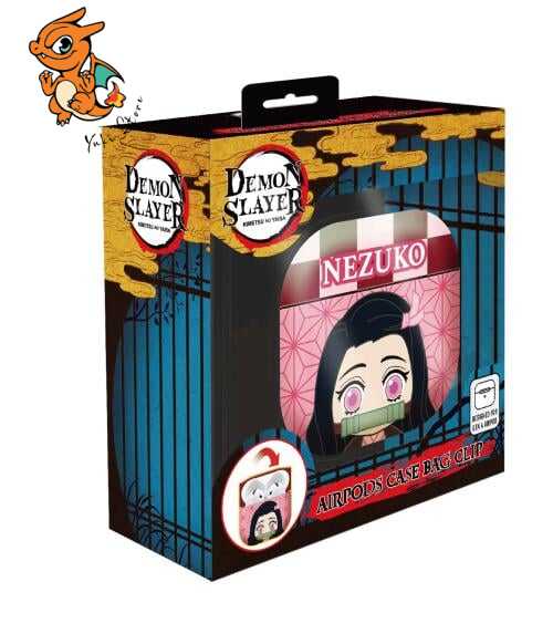 DEMON SLAYER - Nezuko - Etui en mousse pour AirPods 3D Bag Clip