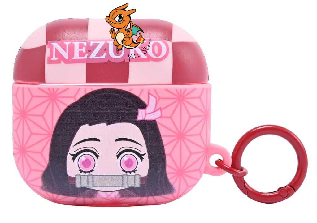 DEMON SLAYER - Nezuko - Etui en mousse pour AirPods 3D Bag Clip – Image 2