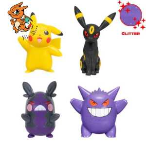 POKEMON - 30ème Anniversaire - Set 6 Figurines Glitter 7.5cm